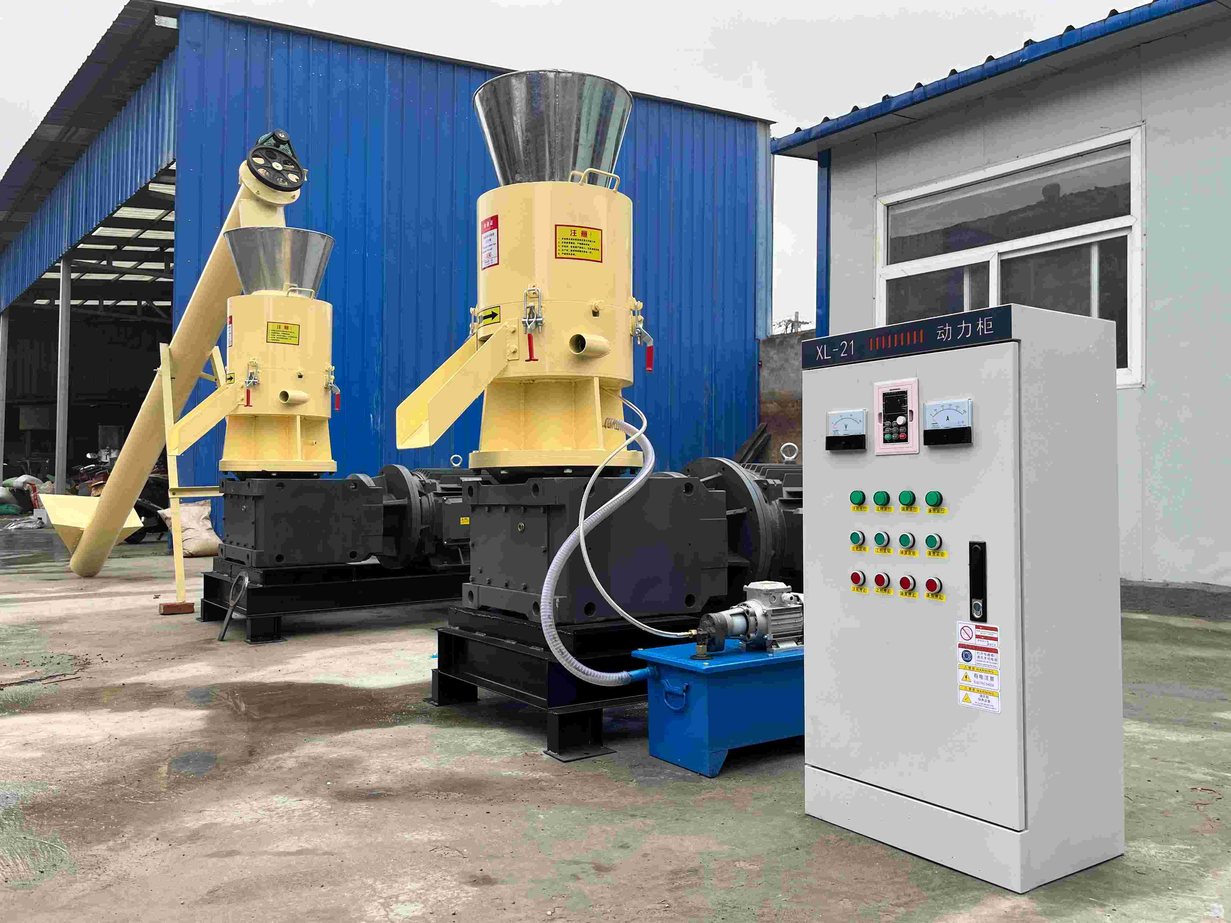 آلة بيليه الكتلة الحيوية الخشبية