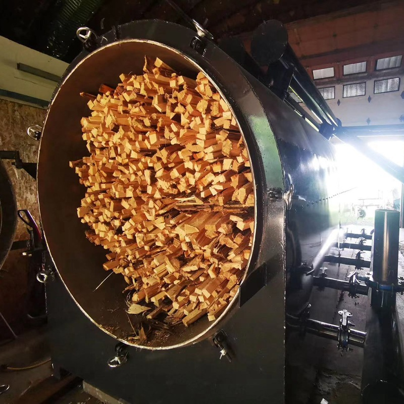 آلة الفحم الخشبي، آلة إنتاج الفحم