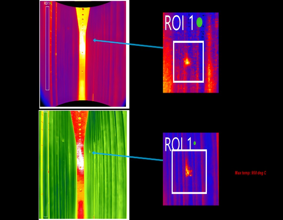 مراقبة التصوير الحراري لبطانة الفرن